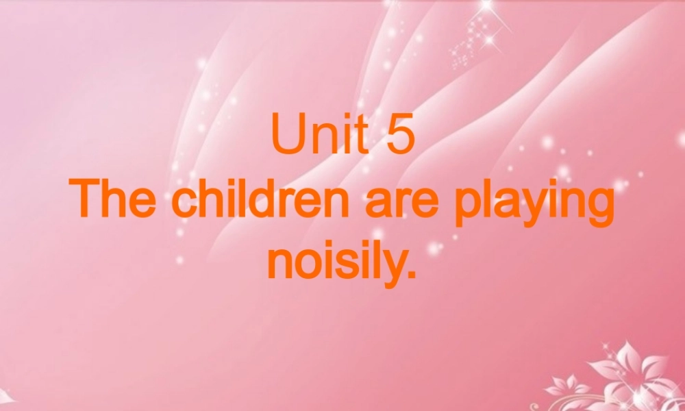 六年级英语上册 Unit 5（1）课件 湘少版