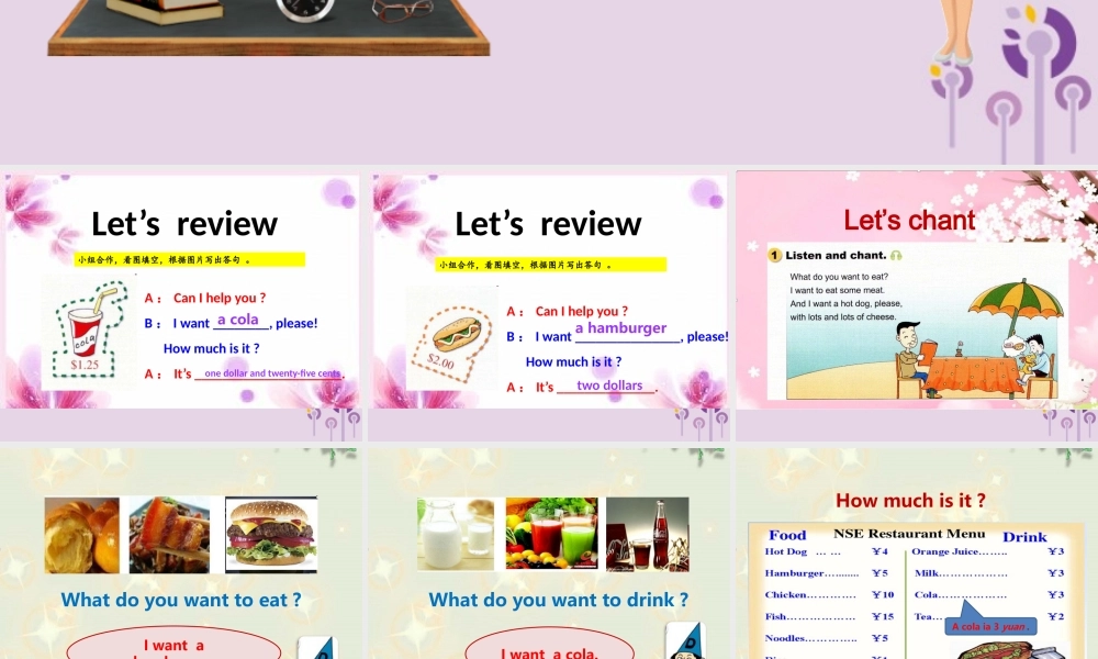 六年级英语下册 Module 1 Unit 2 What do you want to eat课件 外研版（三起）-外研版小学六年级下册英语课件