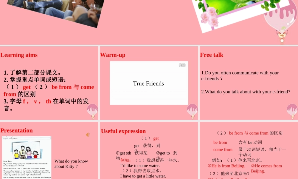 六年级英语上册 Unit 6 E-friend（第2课时）课件 牛津上海版-牛津上海版小学六年级上册英语课件