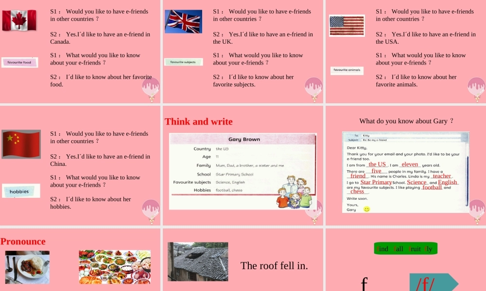 六年级英语上册 Unit 6 E-friend（第2课时）课件 牛津上海版-牛津上海版小学六年级上册英语课件