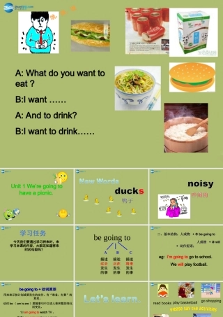 六年级英语下册 Module 2 Unit 1 We’re going to have a picnic课件1 外研版（一起）