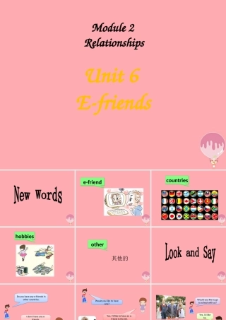 六年级英语上册 Unit 6 E-friend课件 牛津上海版-牛津上海版小学六年级上册英语课件