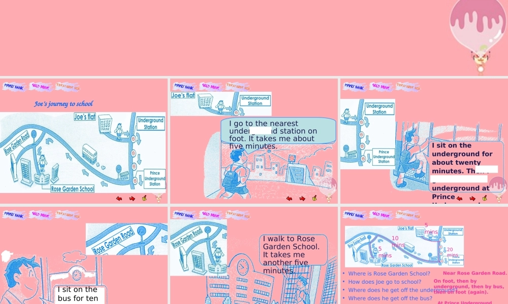 六年级英语上册 Unit 6 Going to school课件1 牛津上海版（一起）-牛津上海版小学六年级上册英语课件