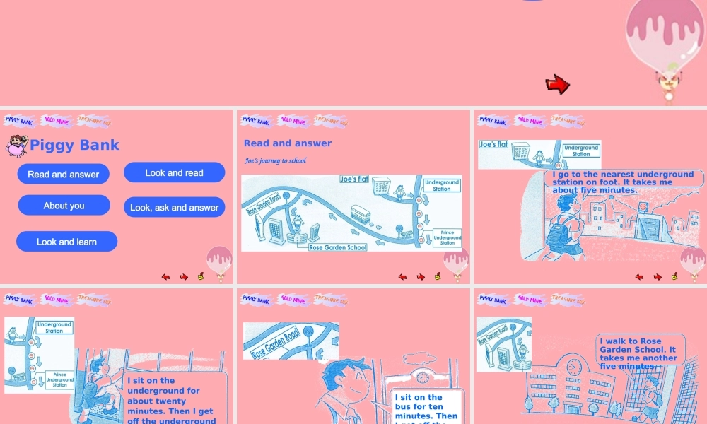 六年级英语上册 Unit 6 Going to school课件2 牛津上海版（一起）-牛津上海版小学六年级上册英语课件