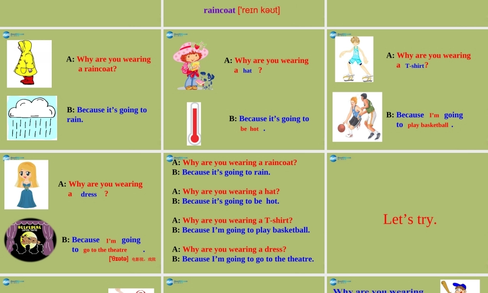 六年级英语下册 Module 2 Unit 2 It’s going to rain课件2 外研版（一起）