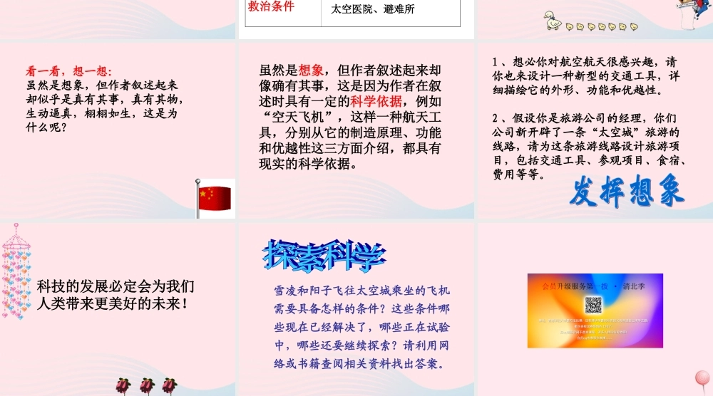 六年级语文上册 第14课《童话般的太空城》课件2 沪教版-沪教版小学六年级上册语文课件