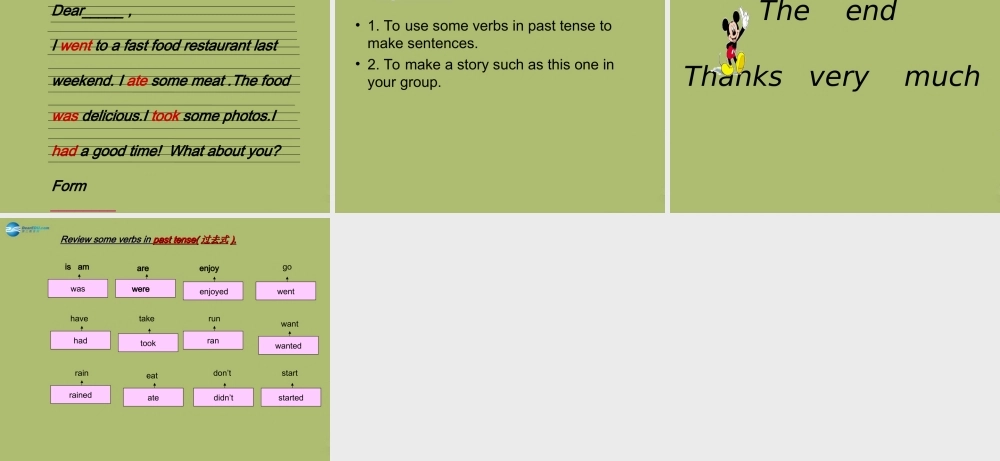 六年级英语下册 Module 3 Unit 1 I took some photos课件3 外研版（一起）