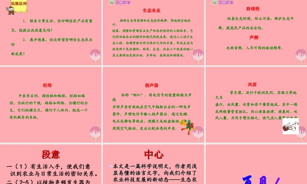 六年级语文上册 第16课 神奇的音箱课件2 西师大版-西师大版小学六年级上册语文课件