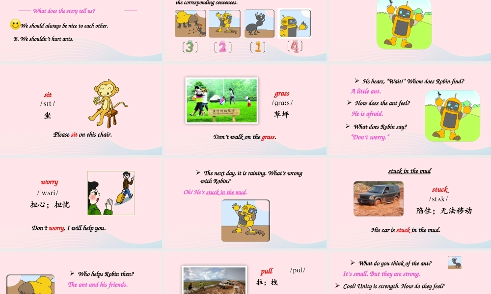 六年级英语上册 Unit 6 How do you feel Part B 第5课时上课课件+素材 人教PEP版