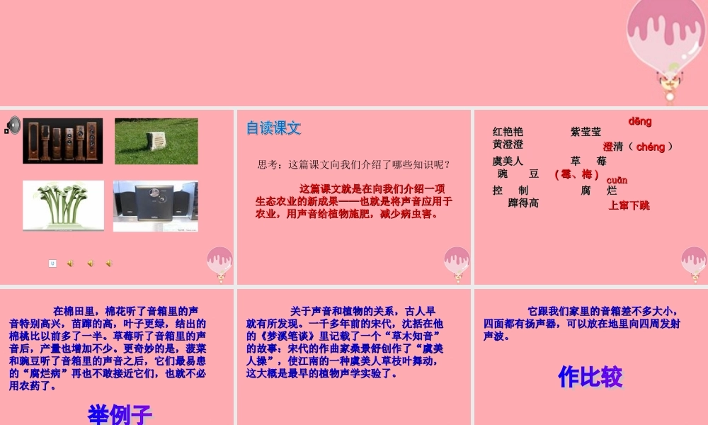 六年级语文上册 第16课 神奇的音箱课件5 西师大版-西师大版小学六年级上册语文课件