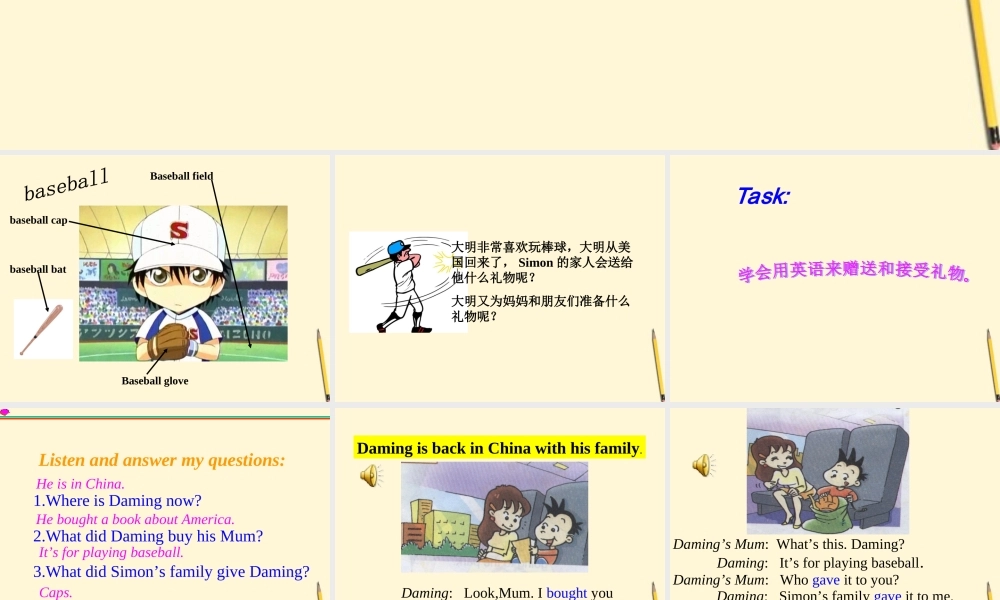 六年级英语下册 Module 6 Unit 1(1)课件 外研版