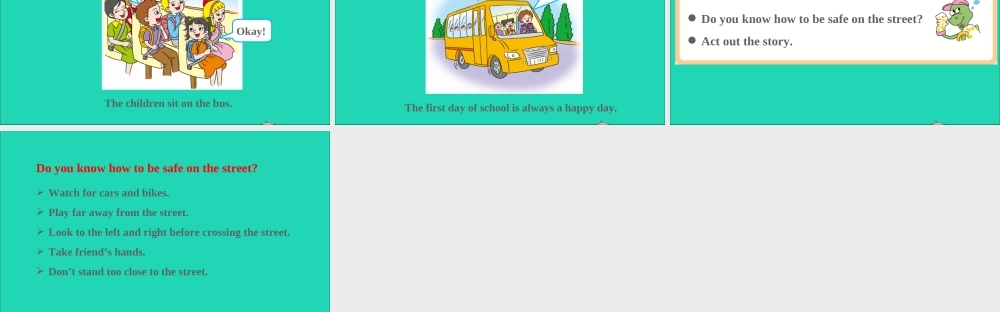 六年级英语上册 Unit 2 School in Canada Lesson 12 Be Safe on the Way课件+素材 冀教版（三起）