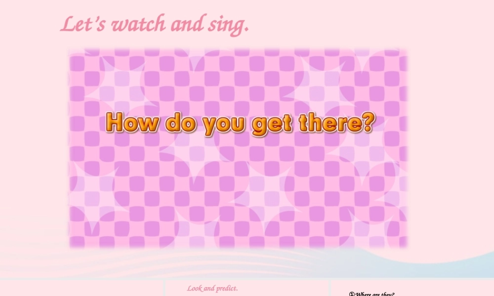 六年级英语上册 Unit 2 Ways to go to school Part A 第1课时上课课件+素材 人教PEP版