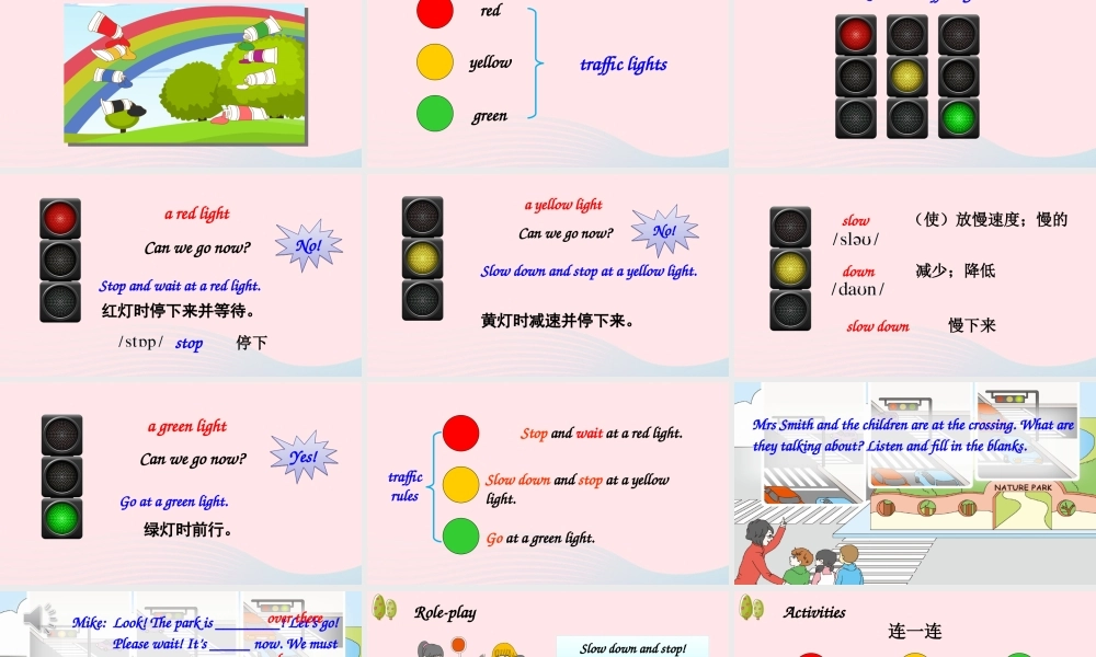 六年级英语上册 Unit 2 Ways to go to school Part B 第1课时备用课件+素材 人教PEP版