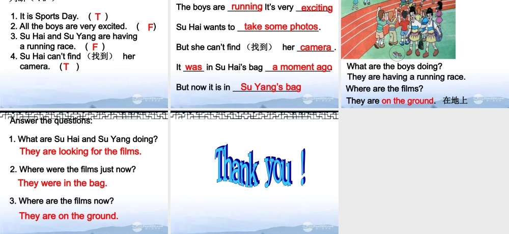 六年级英语上册 Unit 3 第二课时课件 苏教牛津版