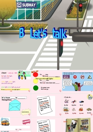 六年级英语上册 Unit 2 Ways to go to school（B Let's talk）课件 人教PEP-人教PEP小学六年级上册英语课件