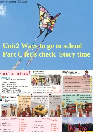 六年级英语上册 Unit 2 Ways to go to school（partC story time）课件 人教PEP-人教PEP小学六年级上册英语课件