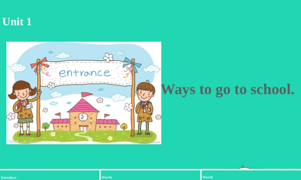 六年级英语上册 Unit 2 Ways to go to school（第2课时）课件 人教PEP版-人教PEP小学六年级上册英语课件