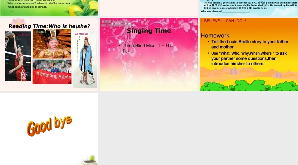 六年级英语下册 Module 8 Unit 2(4)课件 外研版