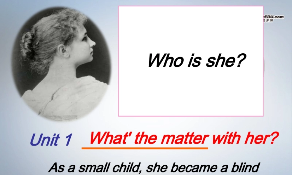六年级英语下册 Module 9 Unit 1 What' the matter with her？课件（1） 外研版（三起）
