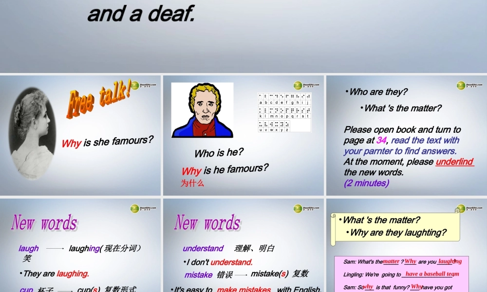 六年级英语下册 Module 9 Unit 1 What' the matter with her？课件（1） 外研版（三起）