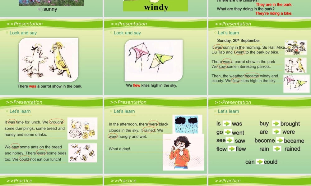 六年级英语上册 Unit 2 What a day（第1课时）教学课件 牛津译林版（三起）-牛津版小学六年级上册英语课件