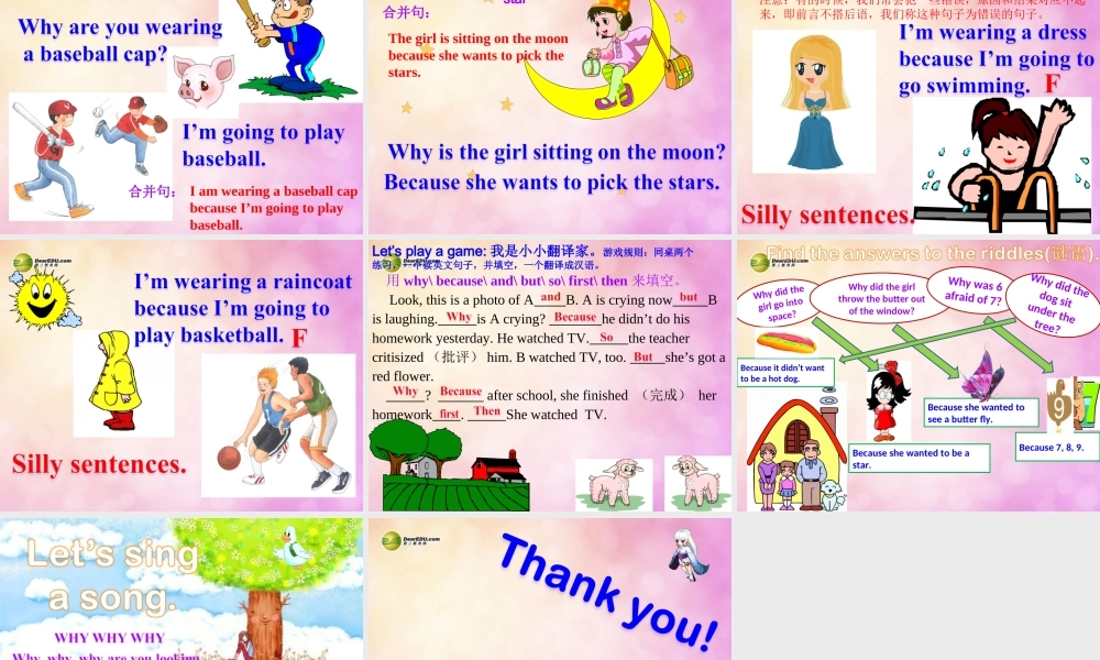 六年级英语下册 Module 9 Unit 2 Because it`s going to rain课件（2） 外研版（三起）