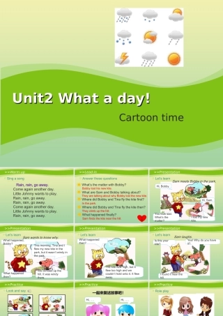 六年级英语上册 Unit 2 What a day（第4课时）教学课件 牛津译林版（三起）-牛津版小学六年级上册英语课件