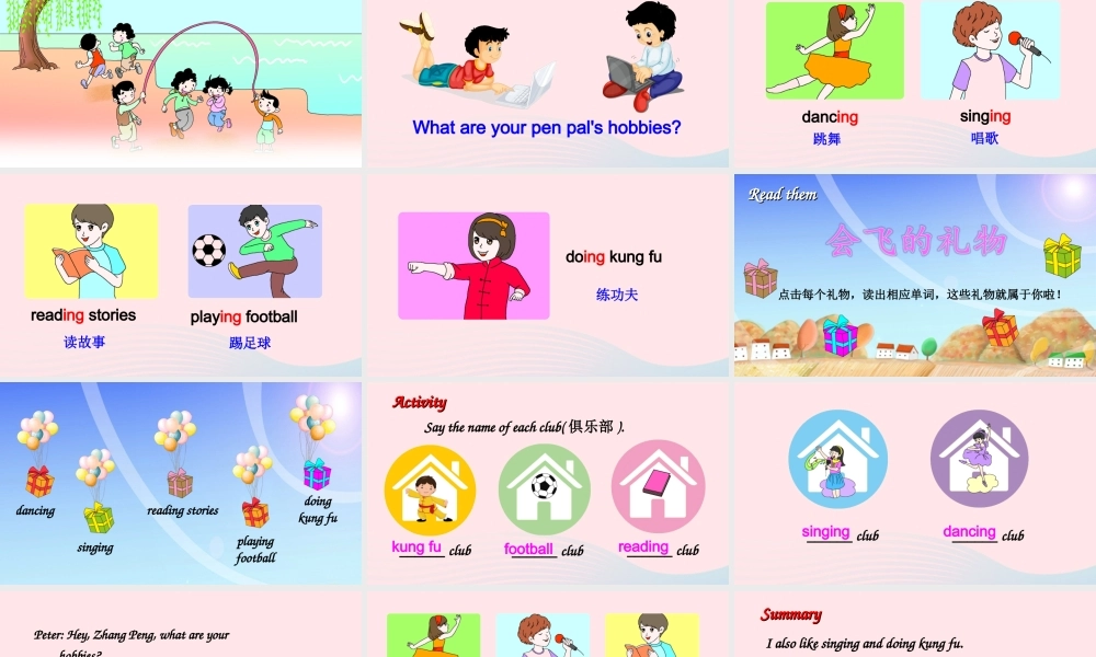 六年级英语上册 Unit 4 I have a pen pal Part A 第1课时备用课件+素材 人教PEP版