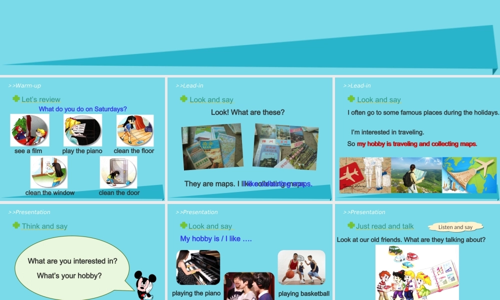 六年级英语上册 Unit 2 What’s your hobby（Lesson7）教学课件 人教精通版-人教版小学六年级上册英语课件