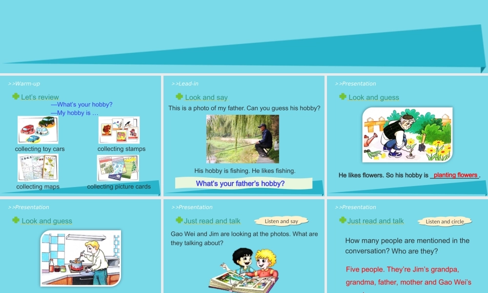 六年级英语上册 Unit 2 What’s your hobby（Lesson9）教学课件 人教精通版-人教版小学六年级上册英语课件