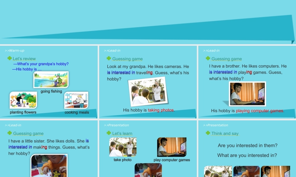 六年级英语上册 Unit 2 What’s your hobby（Lesson11）教学课件 人教精通版-人教版小学六年级上册英语课件