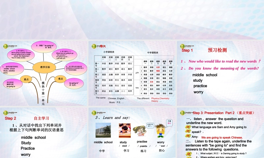 六年级英语下册 Module 10 Unit 1 We are going to speak Chinese课件（4） 外研版（三起）