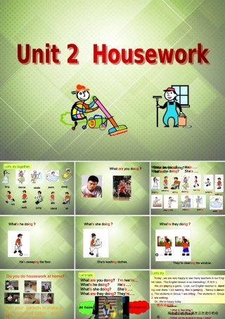 六年级英语上册 Unit 2（1）课件 闽教版