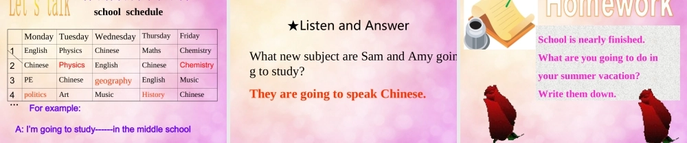 六年级英语下册 Module 10 Unit 2 What are you going to study？课件（4） 外研版（三起）