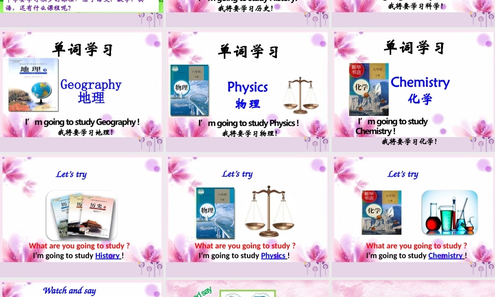 六年级英语下册 Module 10 Unit 2 What are you going to study课件 外研版（三起）-外研版小学六年级下册英语课件