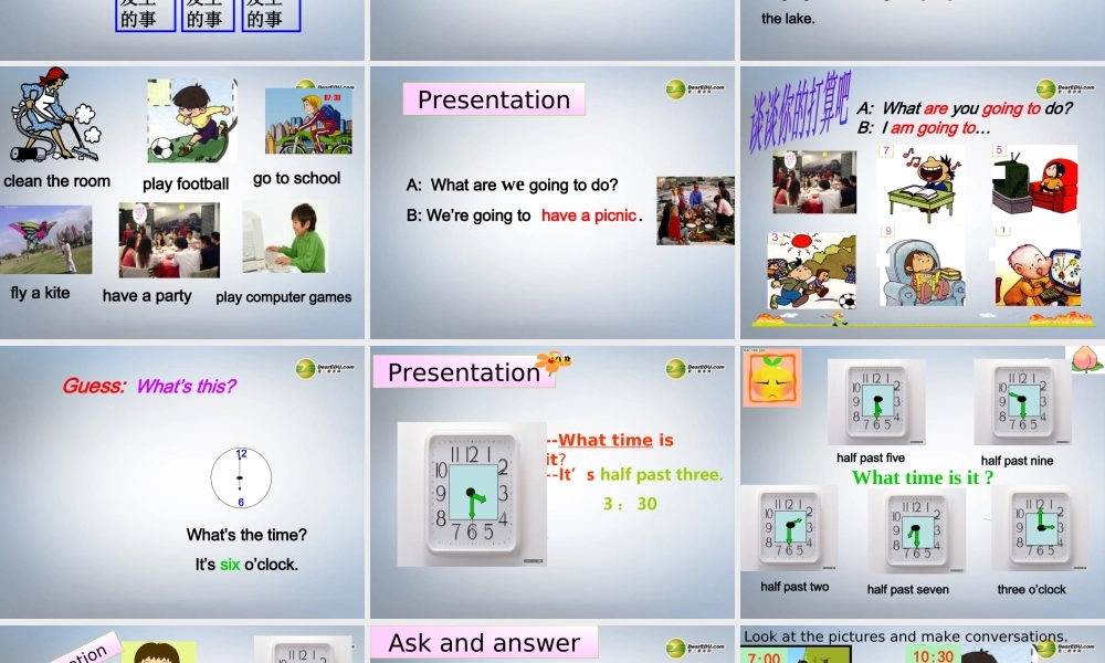 六年级英语下册 Module2 Unit 1 We`re going to have a picnic课件（1） 外研版