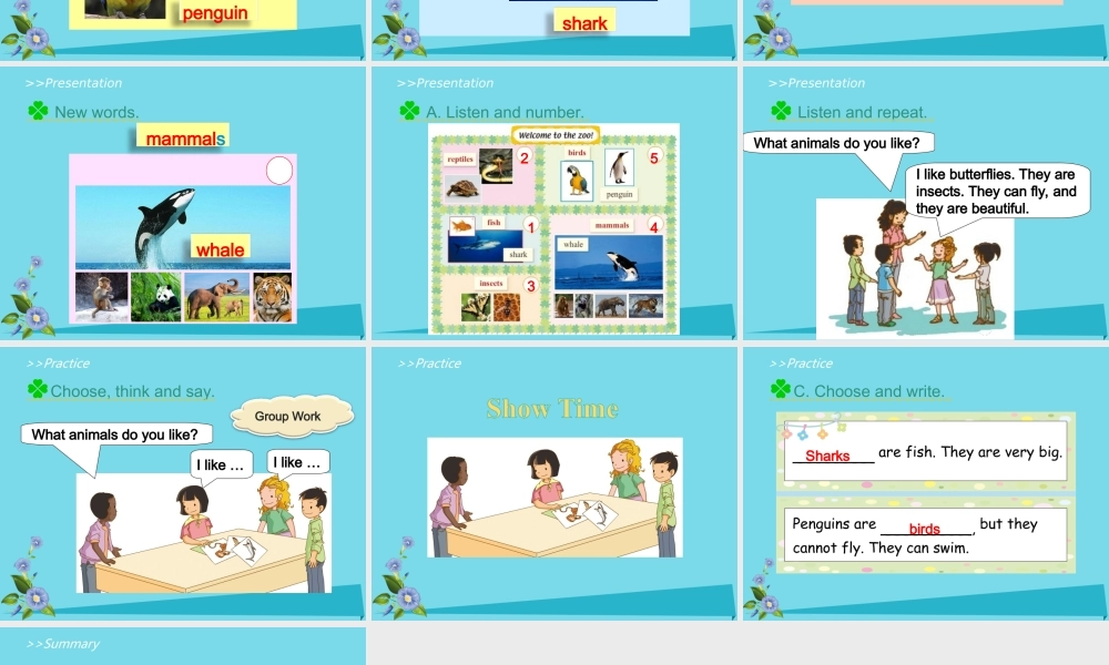 六年级英语上册 Unit 3 Animal World（Lesson 1）课件 人教新起点-人教新起点小学六年级上册英语课件