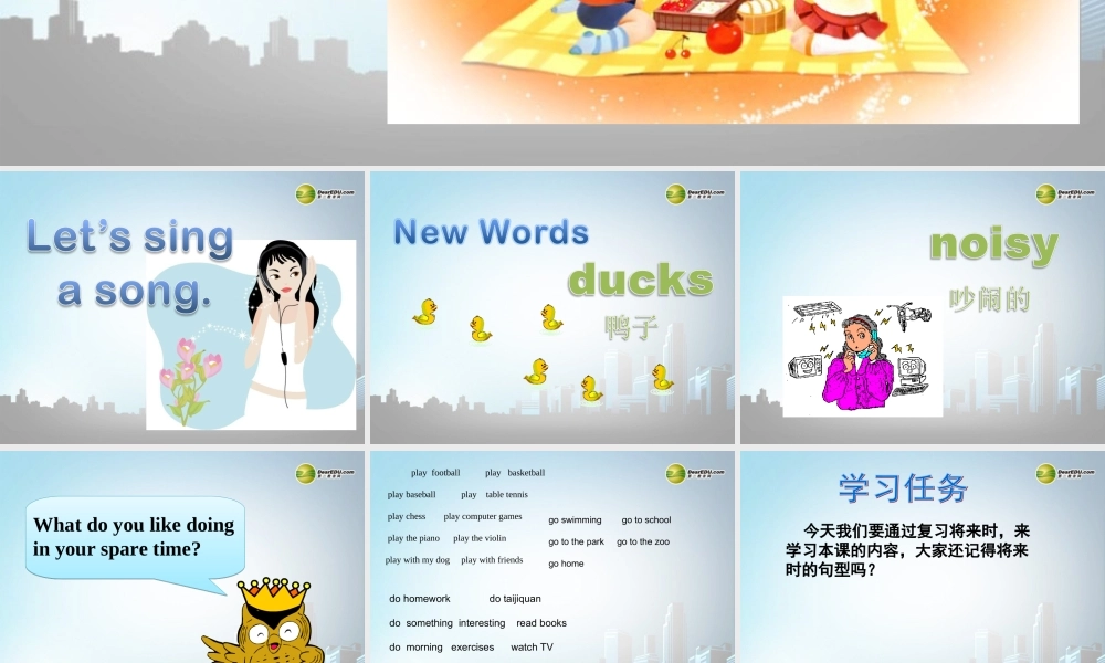 六年级英语下册 Module2 Unit 1 We`re going to have a picnic课件（2） 外研版