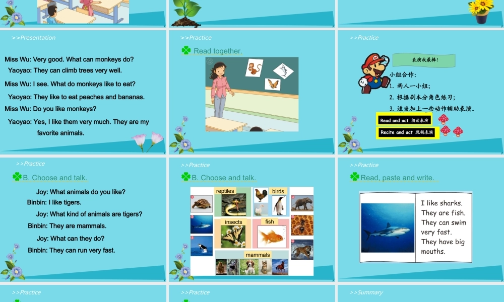 六年级英语上册 Unit 3 Animal World（Lesson 2）课件 人教新起点-人教新起点小学六年级上册英语课件