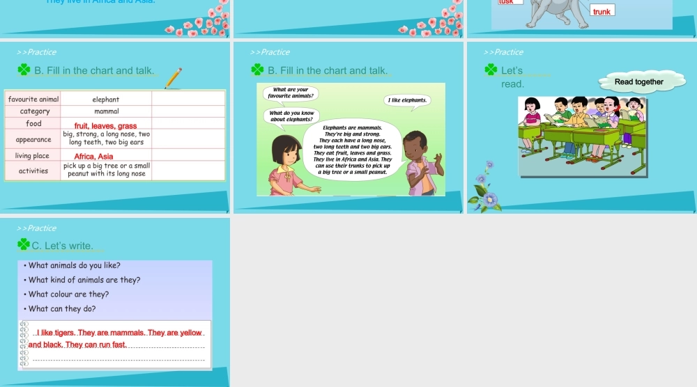 六年级英语上册 Unit 3 Animal World（Lesson 3）课件 人教新起点-人教新起点小学六年级上册英语课件