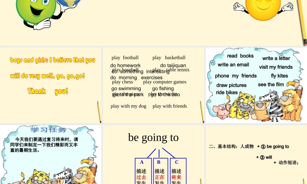 六年级英语下册 Module2 unit1（1）课件 外研版