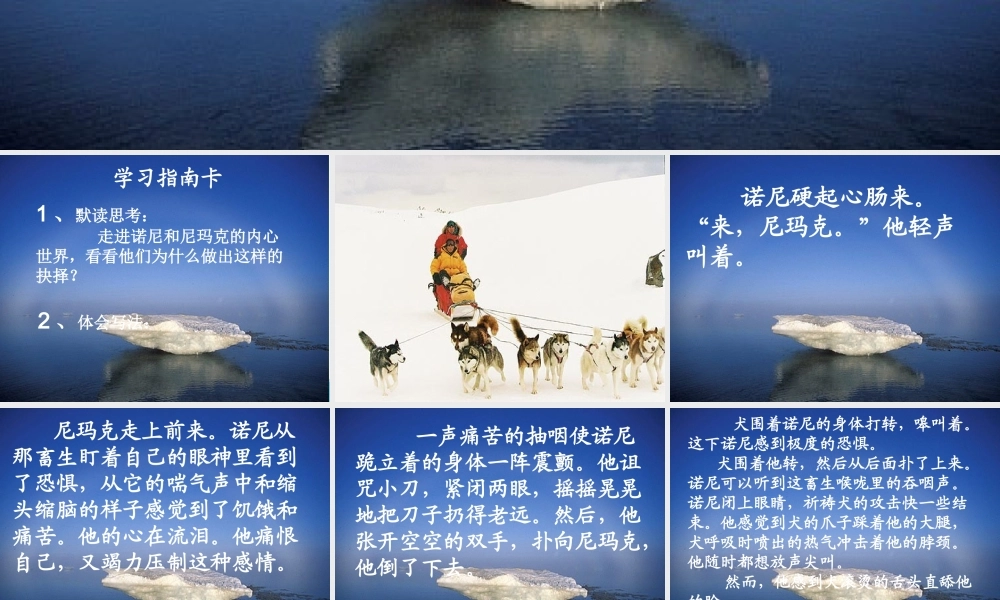 六年级语文上册 浮冰上课件2 鄂教版-鄂教版小学六年级上册语文课件