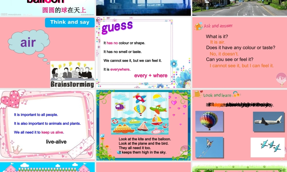 六年级英语上册 Unit 10 Air课件 牛津上海版-牛津上海版小学六年级上册英语课件