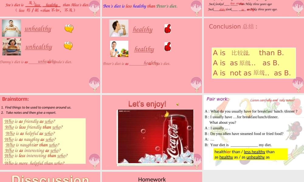 六年级英语上册 Unit 10 Healthy eating课件1 牛津上海版（一起）-牛津上海版小学六年级上册英语课件