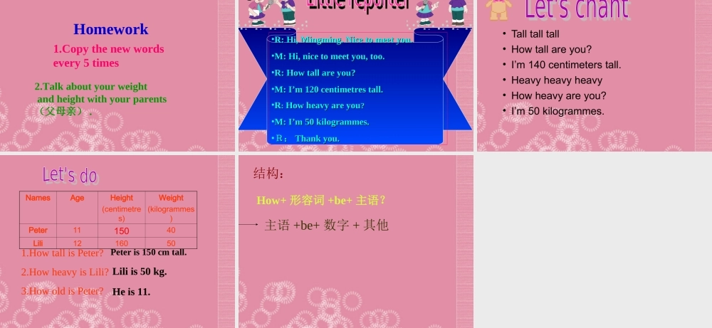 六年级英语上册 Unit 6（4）课件 湘少版