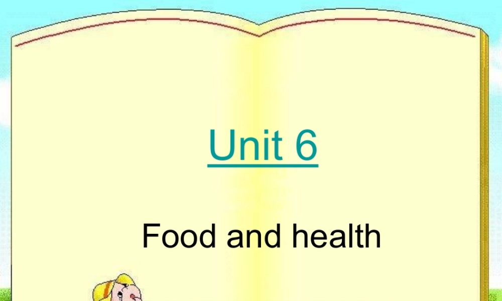 六年级英语上册 Unit 6课件 闽教版