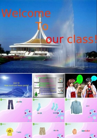 六年级英语上册 Unit 7 How much are these pants课件 鲁教版