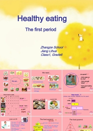 六年级英语上册 Unit 10 Healthy eating课件5 牛津上海版（一起）-牛津上海版小学六年级上册英语课件