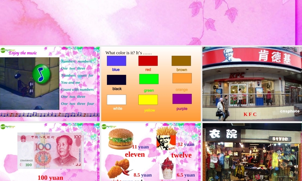 六年级英语上册 Unit 10 How much are these pants课件 鲁教版